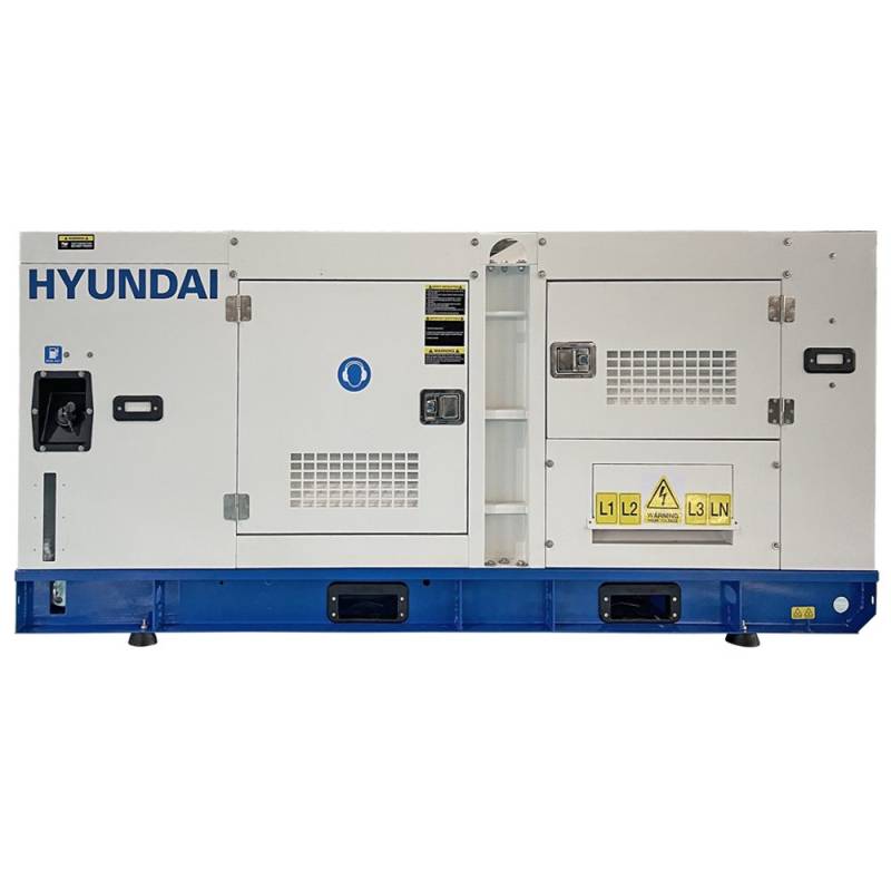 Generator de curent trifazat cu motor diesel Hyundai DHY100L