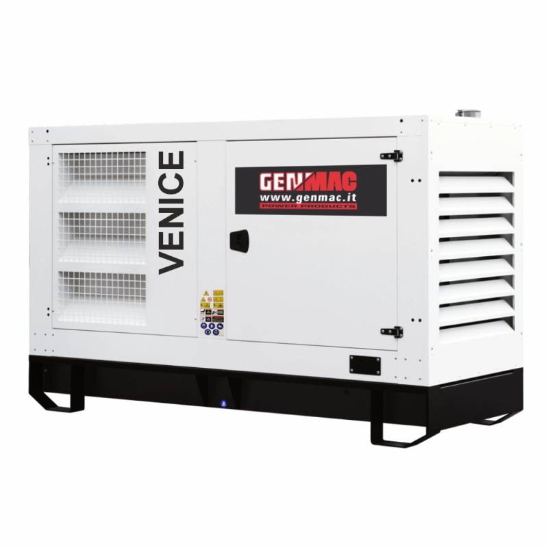 Generator silent GENMAC G130BS, QTVA-4520, max. 150 kVA-400V, WH