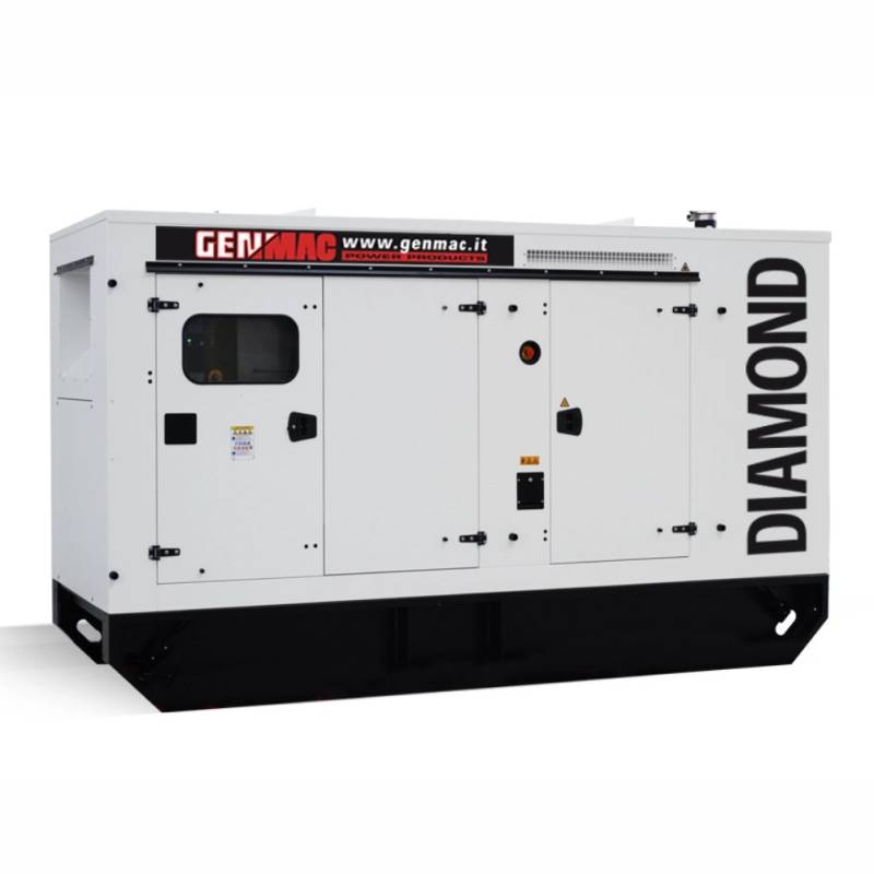 Generator silent GENMAC G200BS, QTVA-4520, max. 220 kVA-400V, WH