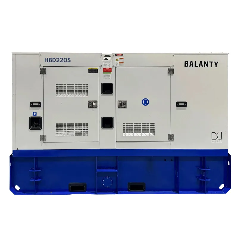 Generator de curent trifazat cu motor diesel Balanty by Hyundai HBD220S, 176 kW