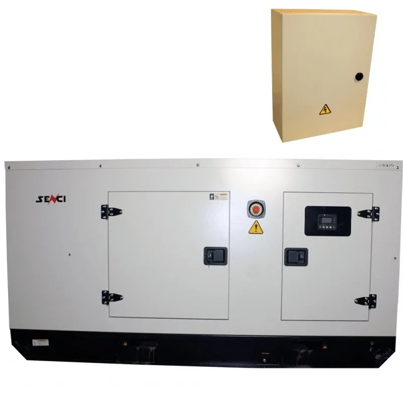 Generator insonorizat SENCI SCDE72i-YS putere maxima 71.5 kVA 400V ATS inclus