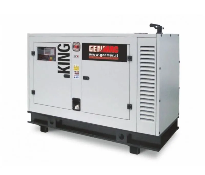 Generator insonorizat GENMAC King G60IS putere maxima 66 kVA 400V motor IVECO