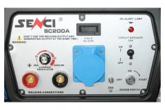 Generator de curent si sudura SENCI SC-200A putere max. 5.5 kW 230V