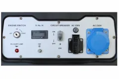 Generator de curent SENCI SC6000E TOP putere maxima 5,5 kW 230V pornire electrica si roti